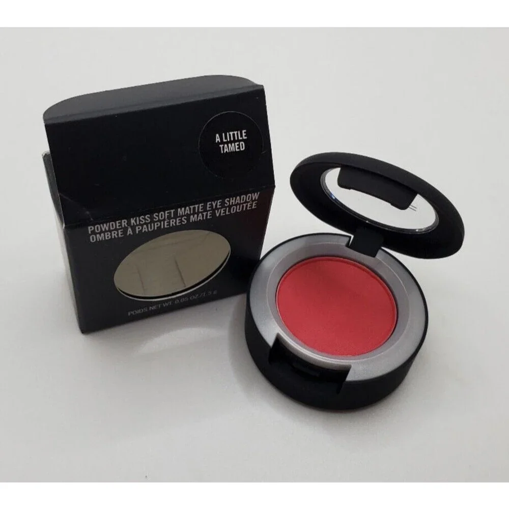 MAC A LITTLE TAMED Eye Shadow ~ Powder Kiss Petal Pink Matte~ NIB
